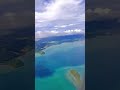 летим 🛩️ над островами #flight #islands #sea #trips #beauty #clouds