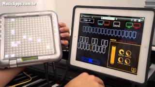 MIDI Touch iPad controller for the Yamaha Tenori-on