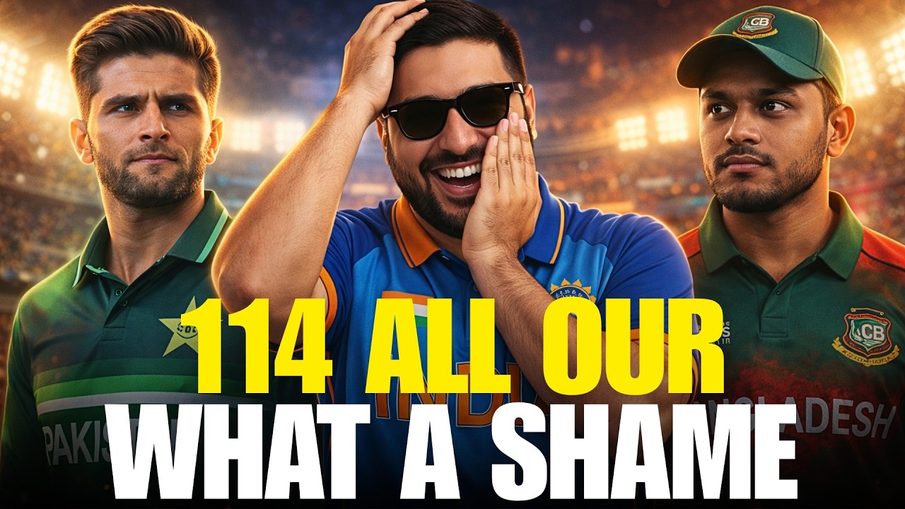 Embarrassing Collapse! Pakistan Bowled Out for 114 by Bangladesh
