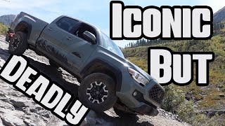 Are you Brave Enough? Black Bear Pass vs Stock LONG BED Toyota Tacoma | Will it Conquer?