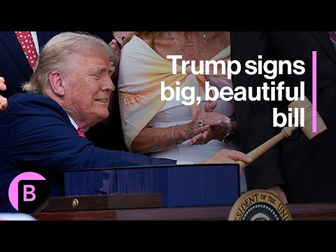 Trump Signs 'Big, Beautiful Bill' at July 4th Ceremony