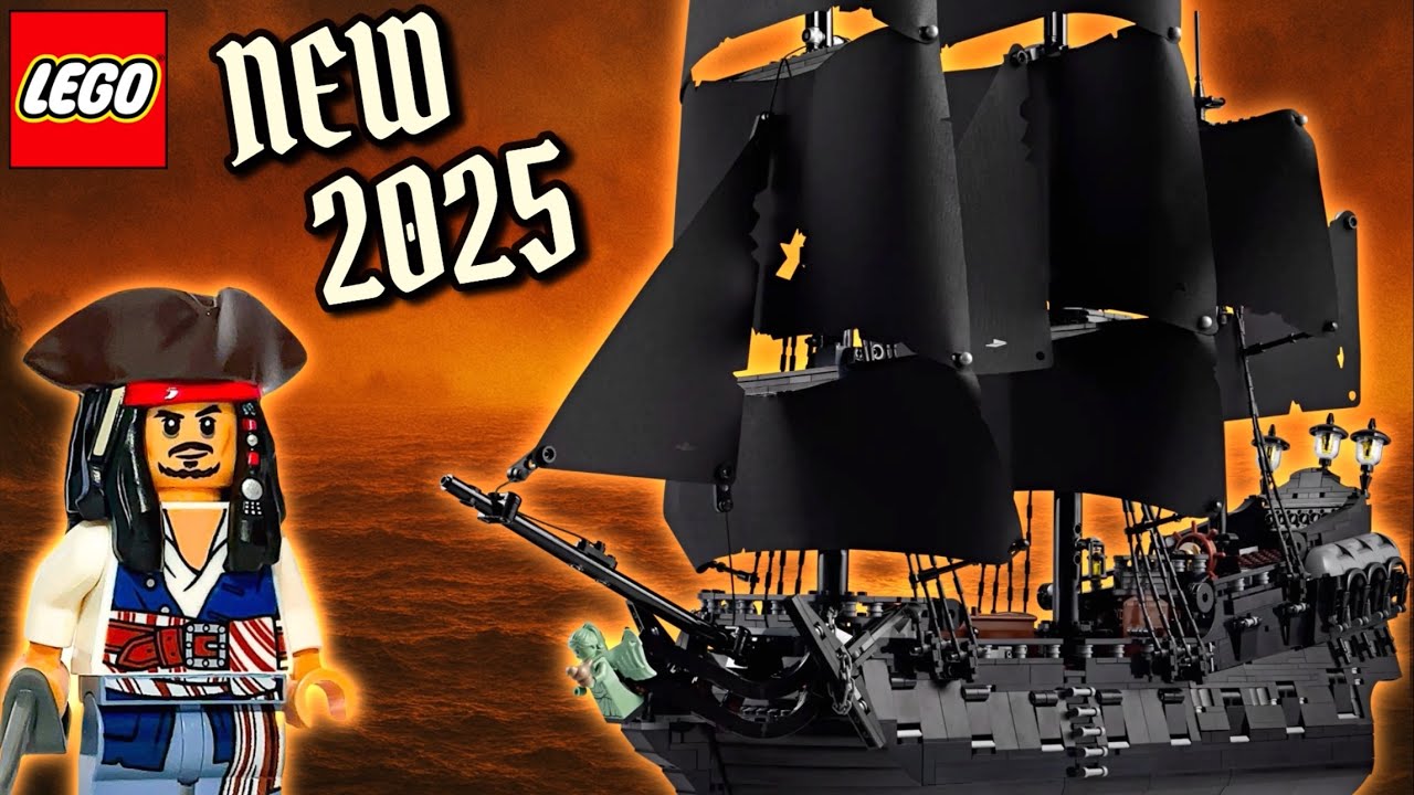 Насколько точна модель «Чёрная жемчужина» из набора LEGO? Обзор пиратского корабля капитана Джека...