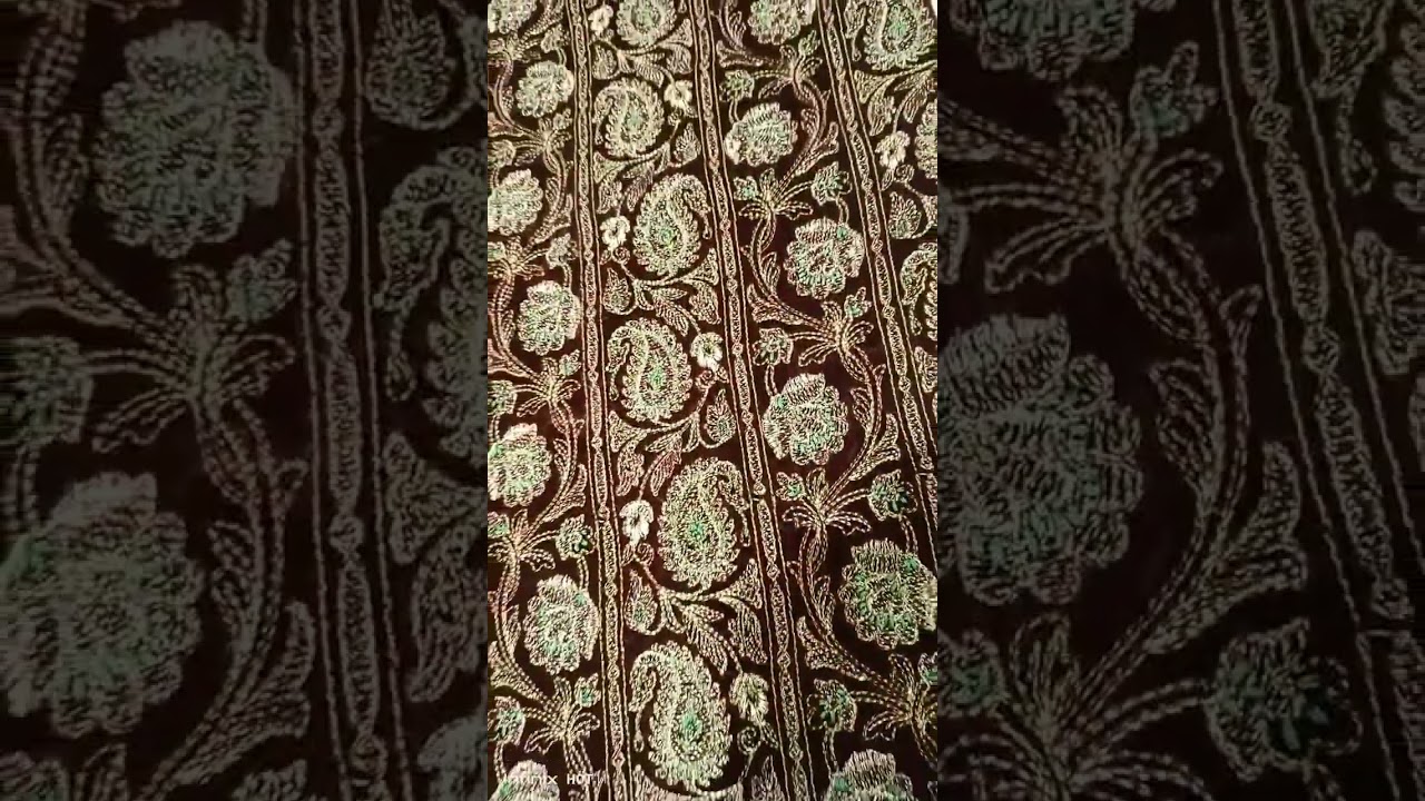 new velvet shawl design ideas for winter 2022/different ways to style plain suit with velvet shawl |