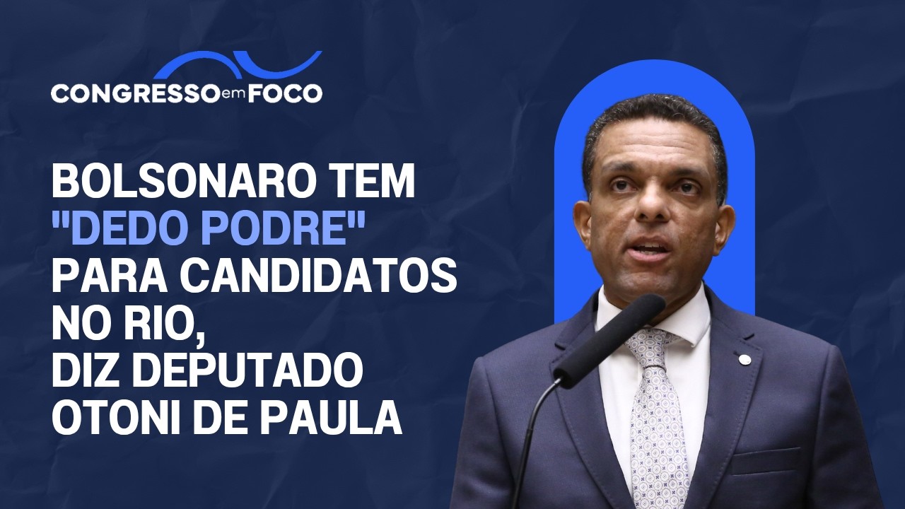 Bolsonaro tem "dedo podre" para candidatos no Rio, diz deputado Otoni de Paula Bolsonaro tem "dedo podre" para candidatos no Rio, diz deputado Otoni de Paula