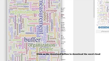 Printing your Word Cloud from Google Docs