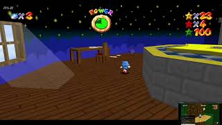 Streaming Mario 64 With Captial Again Star Road