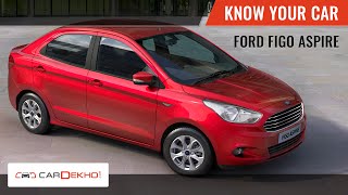 Know Your Ford Figo Aspire | Review of Features | CarDekho.com
