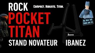 Ibanez Pocket Titan Pt32-Bbk Le Stand Pliable Ultime Pour Guitare Basse 2025