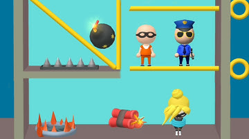 Prison Escape Win Rescue game | Pull the Pin / Save The Girl