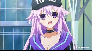 Adult Neptune wink gif 3 💜💜😇 #neptunia