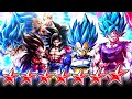 (Dragon Ball Legends) THE LEGENDS FESTIVAL TAG GOKU &amp; VEGETA TEAM TAKES NO PRISONERS!