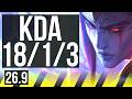 APHELIOS &amp; Jarvan IV vs SAMIRA &amp; Lux (ADC) | Good KDA: 18/1/3 | EUW Grandmaster | 26.9