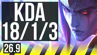APHELIOS &amp; Jarvan IV vs SAMIRA &amp; Lux (ADC) | Good KDA: 18/1/3 | EUW Grandmaster | 26.9