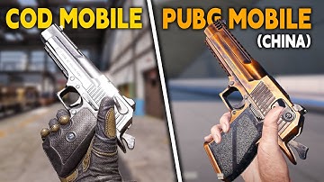 Updated PUBGM vs CODM - Weapons Comparison | 4K