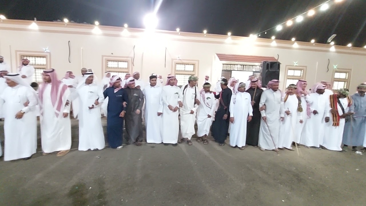 قدوم زملاء حسن فايع الألمعي بمناسبة زواج ابنه