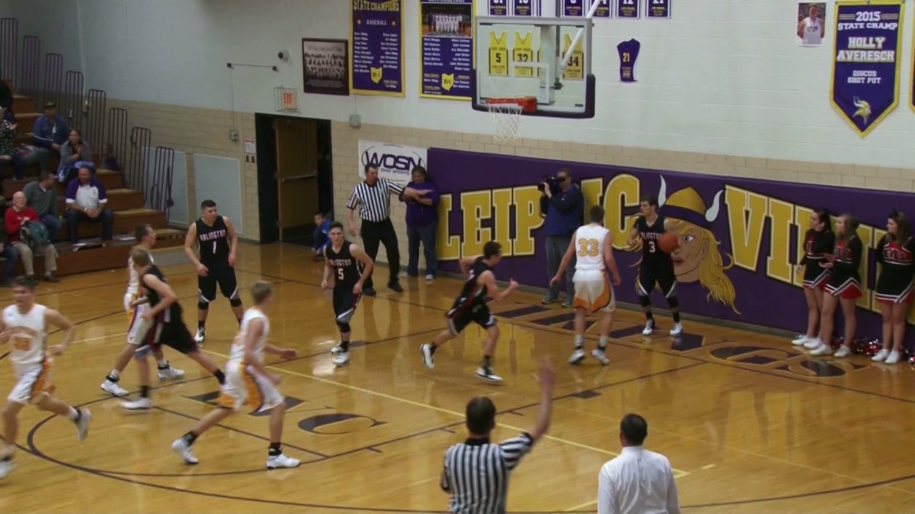 Arlington vs Leipsic Boys Basketball YouTube