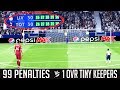 99 Rated Outfield Players VS 1 Rated Tiny Goalkeepers (Penalty Shootout) - FIFA 19 Experiment