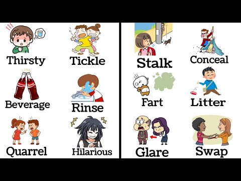 English Vocabulary For Daily Conversation Common English Vocabulary 