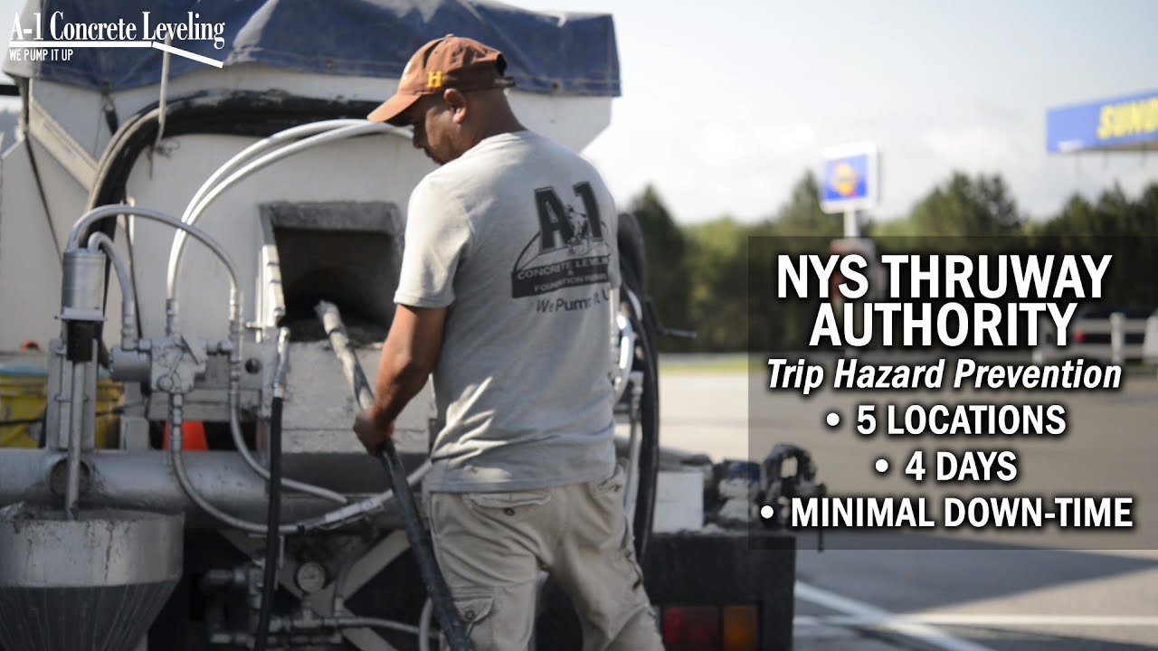 A-1 Concrete Leveling New York State Travel Plaza Projects