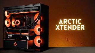 The perfect Orange & Black PC Build? | Arctic Xtender VG | Astral RTX 5090 OC 9800X3D