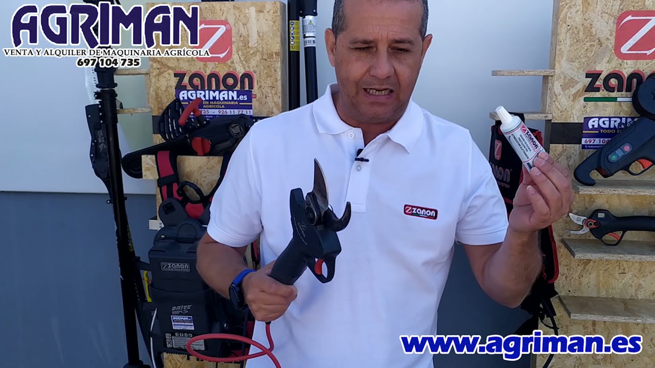 COMO SE HACE EL MANTENIMIENTO A LAS TIJERAS DE PODA ZANON, ETC