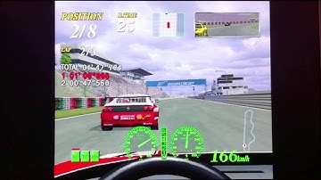 F355 Challenge Dreamcast - Suzuka Short - VGA (digital camera recording)