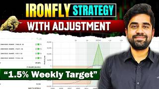 Iron Fly Strategy with Adjustment || Low Risk Strategy || TradBuilder