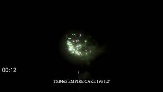 Fajerwerki TXB465 EMPIRE CAKE 19S 1,2'' TRIPLEX