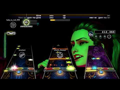 Rock Band 4 - Never Gonna Give You Up - Rick Astley - Full Band [HD]