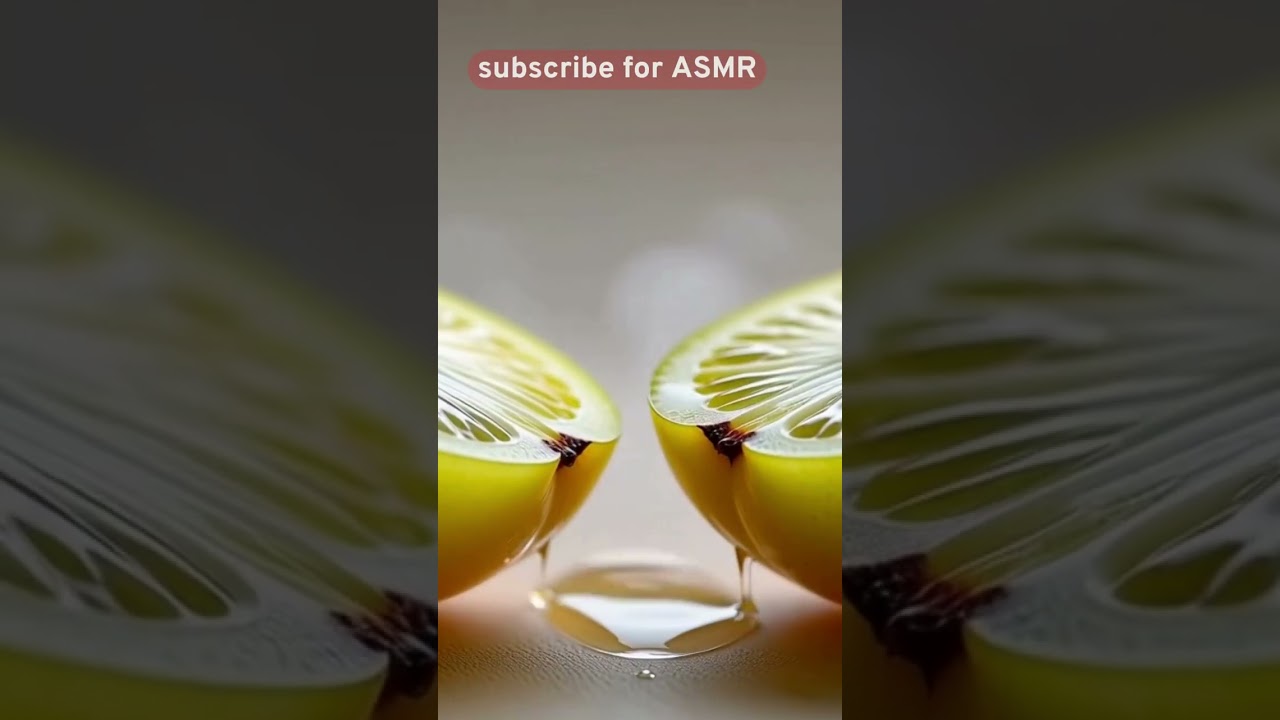 Glass Fruit Slicing ASMR (Not Real)