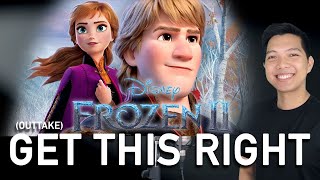 Video thumbnail of "Get This Right (Kristoff Part Only - Karaoke) - Frozen 2 (Outtake)"
