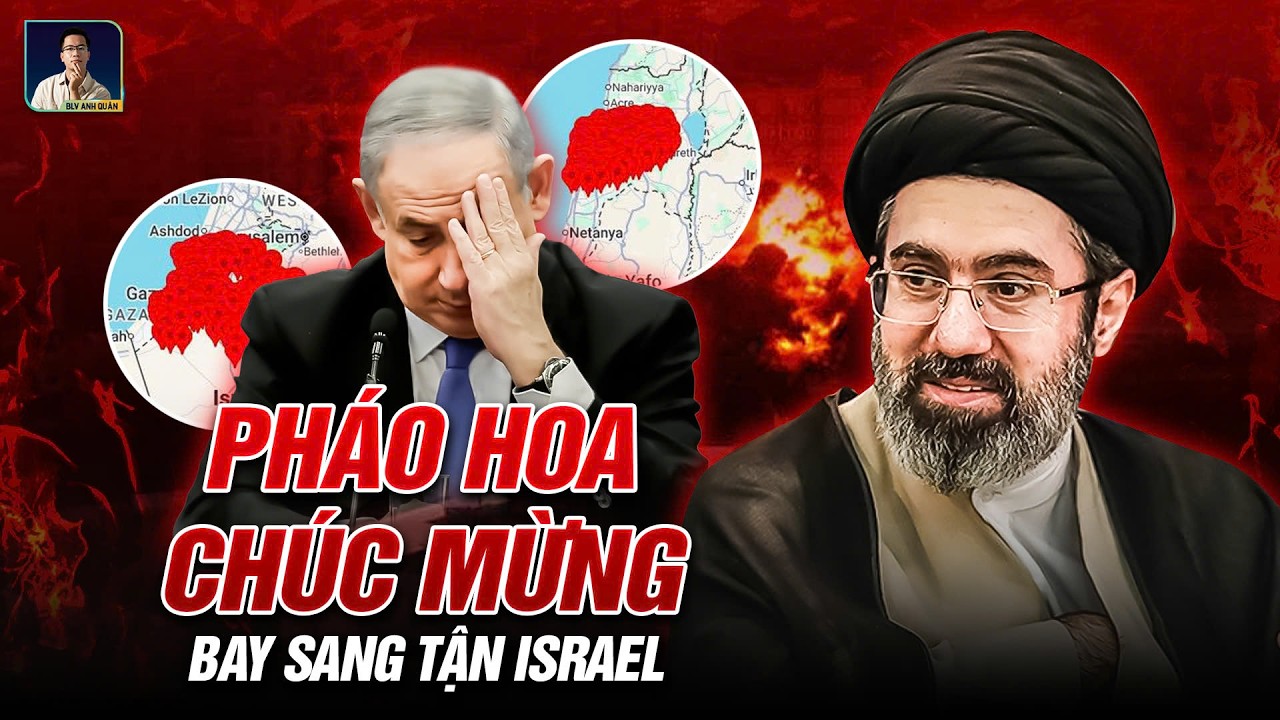 CÓ GIÁO CHỦ MỚI, IRAN TRANH THỦ BẮN ‘PHÁO HOA’ SANG TẬN ISRAEL ĐỂ CHÚC MỪNG