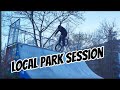 Local Park (fail)Session 😅 |Iron Salt Bmx 