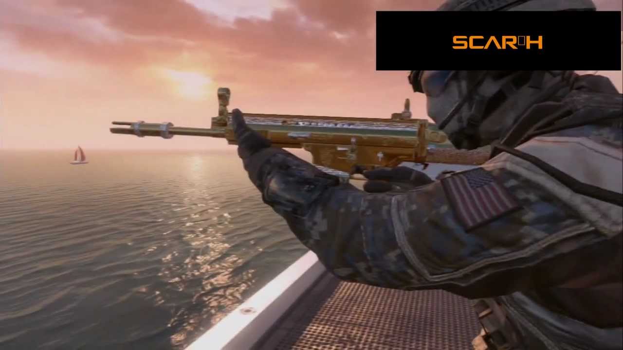 Black Ops 2: Diamond camouflage on all Primary Guns!