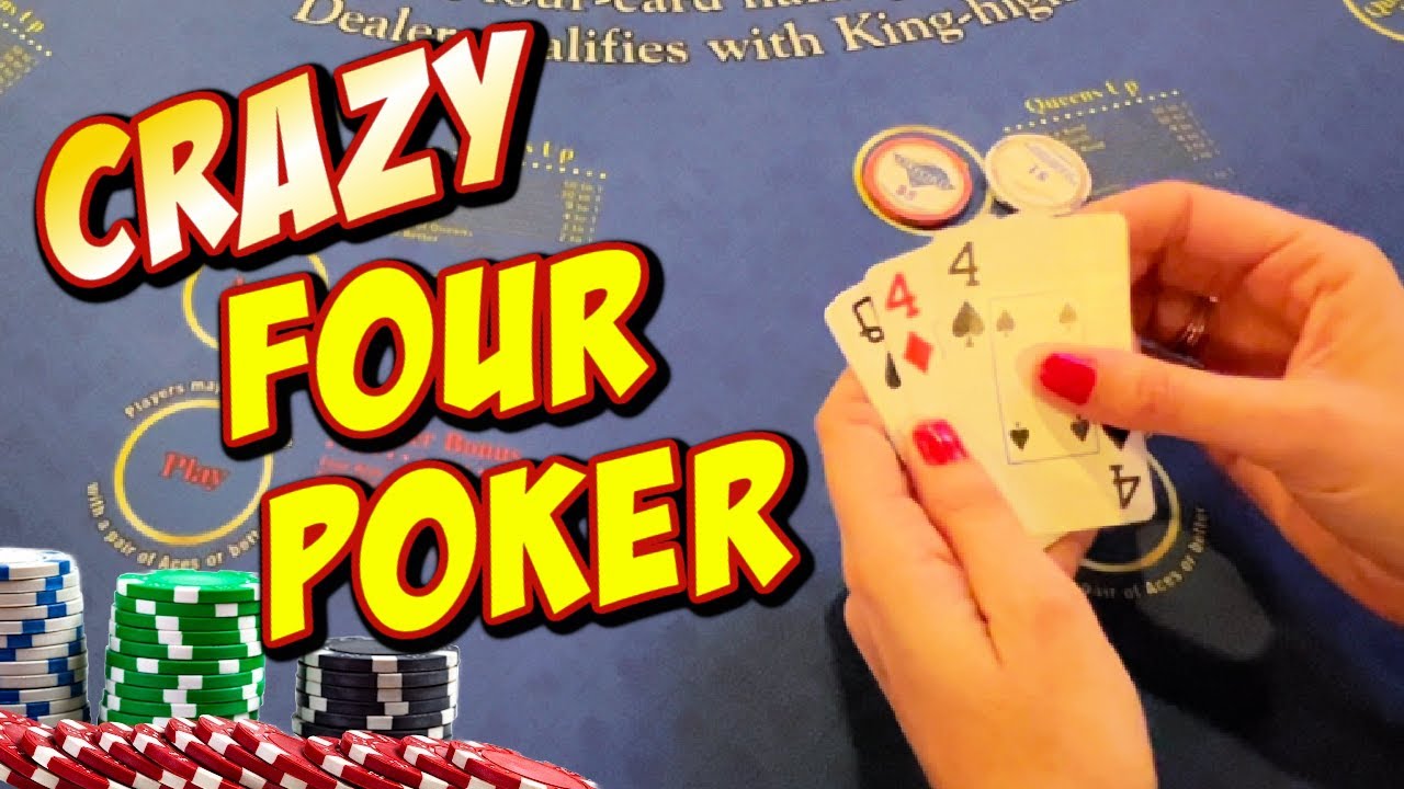 Nice Run on Crazy Four Poker 👊 - YouTube
