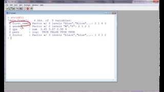 R - Data Structures (part 2) - data frames