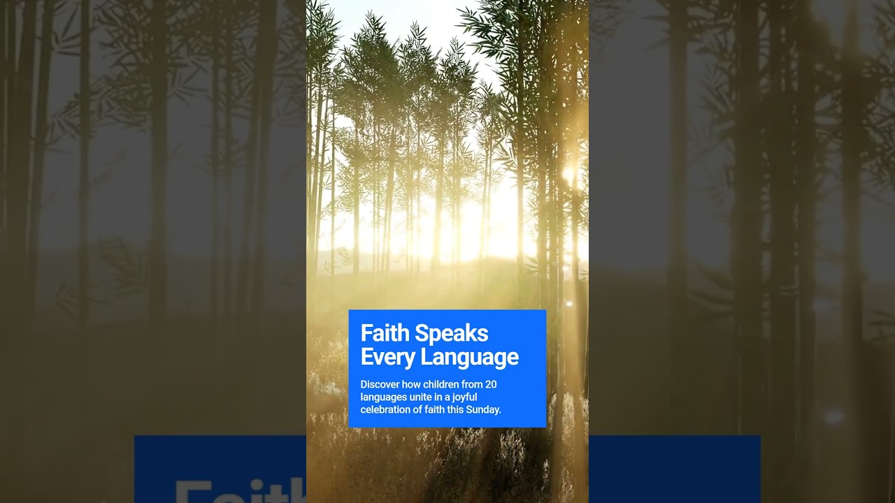 Kids Reflect on Faith in Many Languages