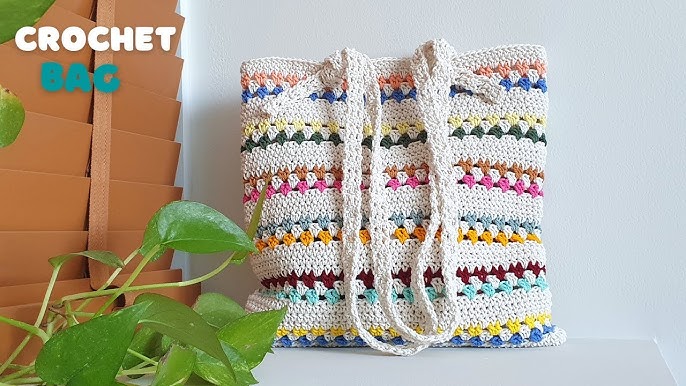 HOW TO CROCHET A BAG ❄️Winter edition with a velvet yarn❄️ 