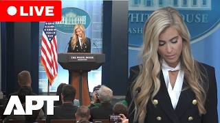 LIVE: Trump’s New Press Secretary Katie Gives Nervous First Briefing at The White House | APT