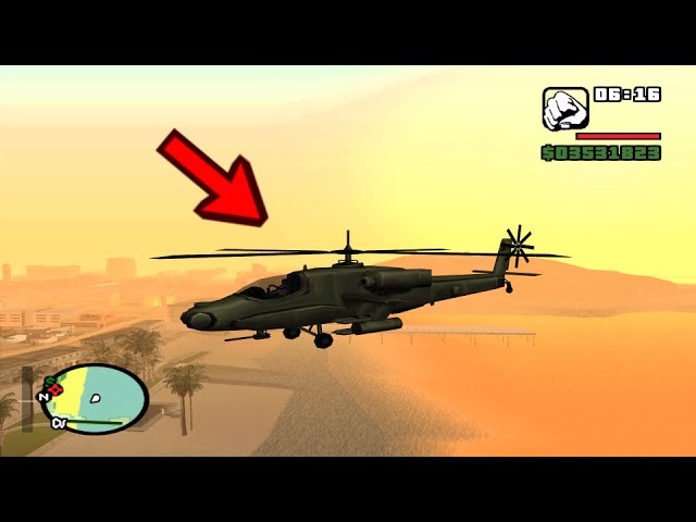 Gta Sa 戦闘ヘリ Hunter の入手方法 処刑ミッションが楽に Youtube