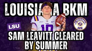 BREAKING | LSU FOOTBALL | SAM LEAVITT IS A FULL GO BY SUMMER ACCORDING TO LANE KIFFIN