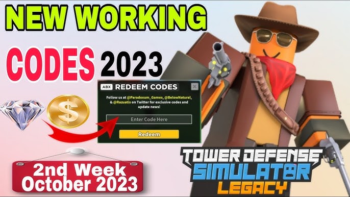 Tower Defense Simulator codes (October 2023)