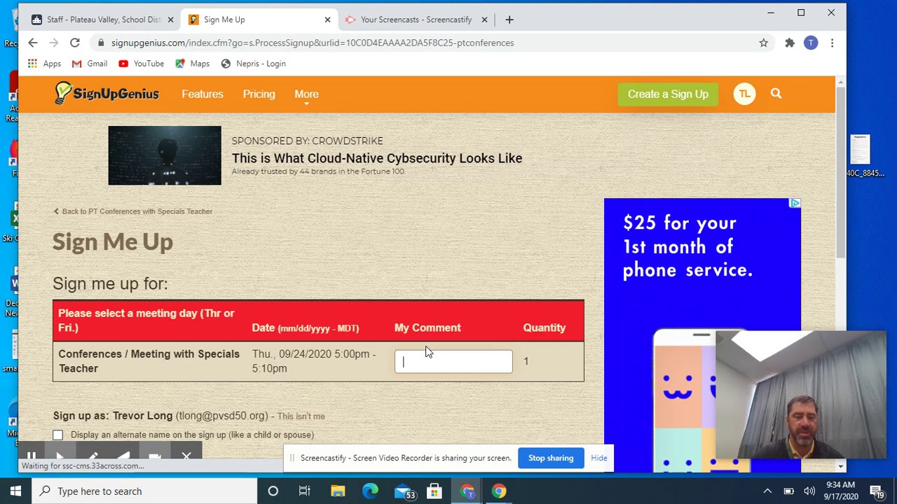 Plateau Valley PT Conferences- How to Sign Up and Meet