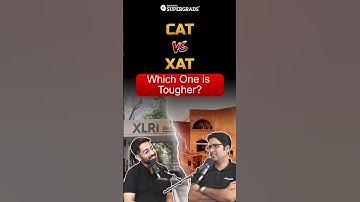 CAT vs XAT: Which Exam is Tougher and Why? 🤔| The Shocking Truth About Difficulty Levels! 😱| #shorts
