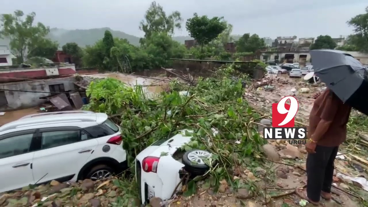 Jammu Flash Floods: Heavy rains damage homes, block roads; rescue ops underway. 