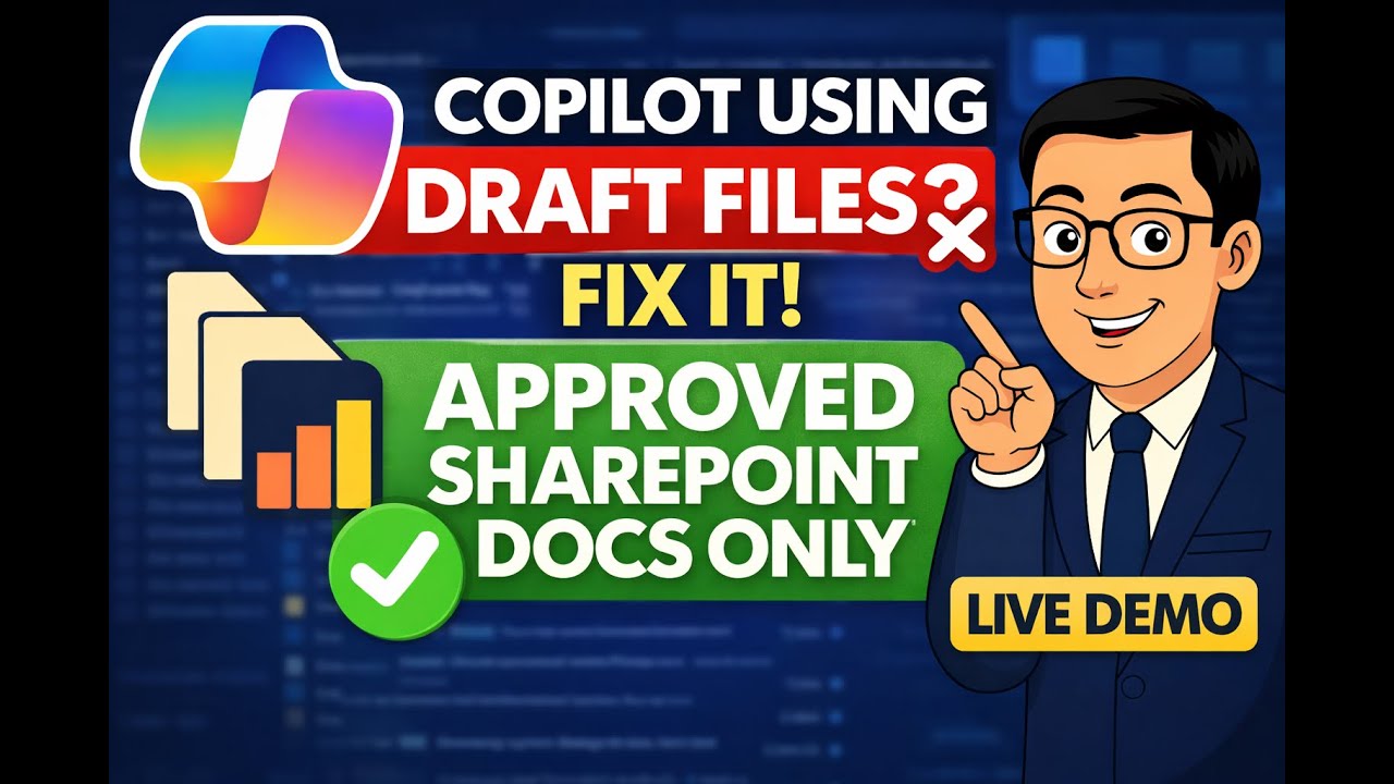 🔥 Как предотвратить использование файлов черновиков в Copilot | Только для одобренных документов ...