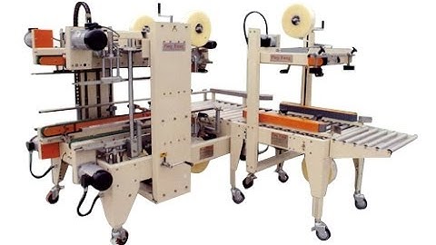 Automatic Top & Bottom Belt Driven Carton Sealer With Four Edges