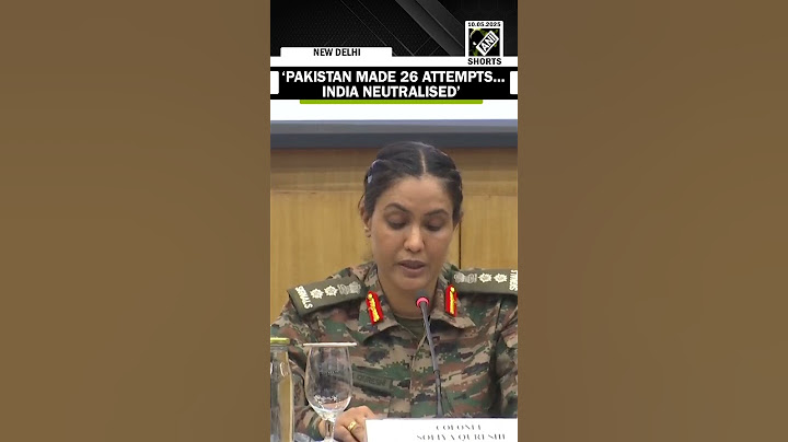 ‘Pak made 26 attempts’, Col Qureshi shares details in special MEA briefing on India-Pak war