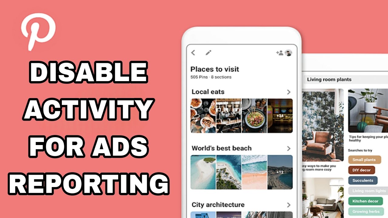 How To Disable And Turn Off Activity For Ads Reporting On Pinterest Lite App