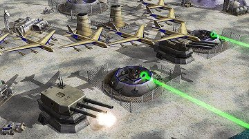 USA Supreme + Carpet Bomb vs 7 Random China - Command & Conquer Generals Apocalyptic